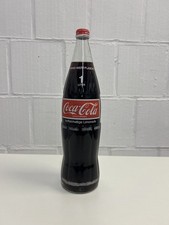 Original Coca-Cola Glasflasche 1L 1989 ungeöffnet Sammlerflasche