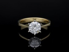 Top Preis Ring 1,25 ct. Brillant Diamant 585 Gold 14 Karat Deta Schmuck