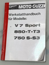 Werkstatt Handbuch Moto Guzzi V7 Sport, 850-T-T3, 750 S-S3