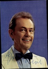 Autogrammkarte Sänger Alfred Hause, Portrait, Autogramm - 4737832