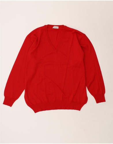 Vintage herren neck pullover - vintage, v-neck