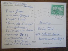 DDR Bad Schandau Tagesstempel von Sowjetischer Stempelmaschine 30.5.78