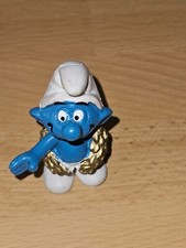 Seltener Siegerschlumpf 2.0058 (Schleich 1979) mit Lorbeerkranz & Rotem Punkt