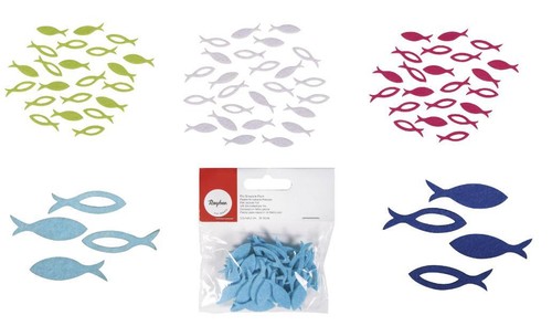 Filz streuteile fische - 36,