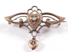 Antikschmuck Brosche Silber