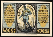 Notgeld hohndorf chemnitz - notgeld, /chemnitz