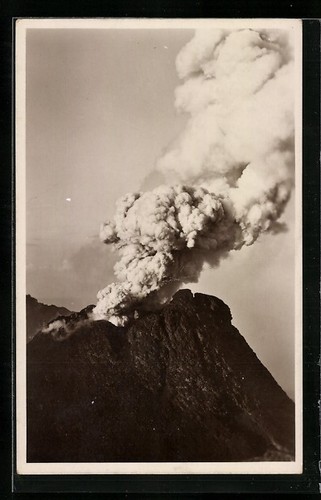 Ansichtskarte napoli vesuvio - ansichtskarte, napoli,