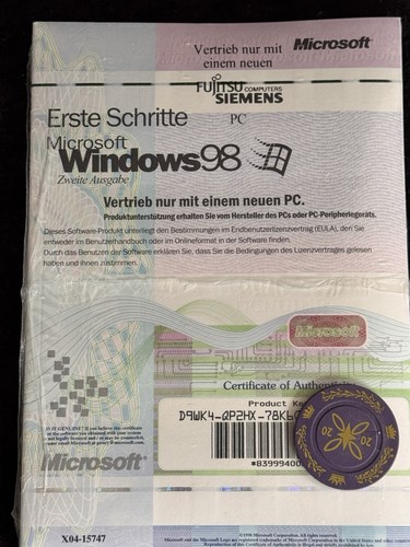 Windows deutsch oem - windows, 98