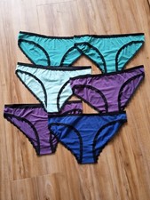 6er Pack Damen Slips Baumwolle High Cut Bikini Dessous Unterwäsche Panty XL