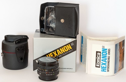 Konica hexanon 5 28mm - konica, 1:3,5/28mm