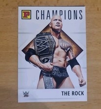 WWE Karte THE ROCK / Panini