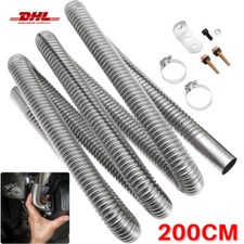 2M Edelstahl Abgasschlauch