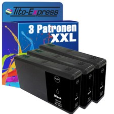 3 Patronen Black XXL für Epson T7011-T0714 Workforce Pro WP-4015 DN WP-4020