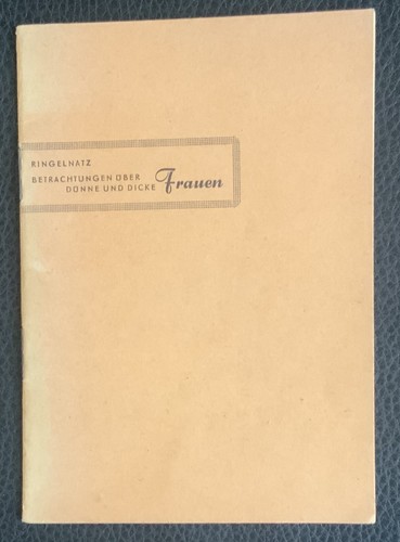 Joachim ringelnatz - ringelnatz,