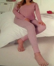  Damen Langarm Schlafanzug -