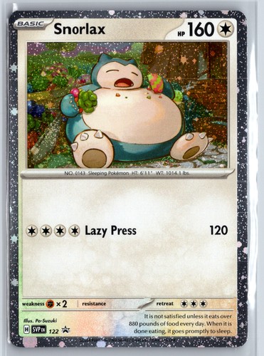 Snorlax scarlet violet promo - snorlax,