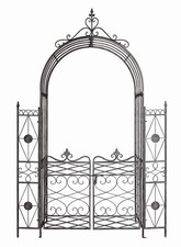 Rosenbogen Metall Gartentor
