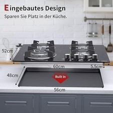 Gaskochfeld 4 Flammig