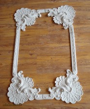 Stuckrosette 102-510c - Stuck prunkvolle Rosette/Wandspiegel - Barock 6 teilig