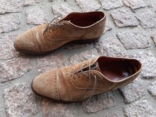 ALDEN Cap Toe Wildlederschuhe