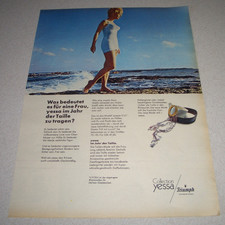 Jahr 1969 orig. Reklame Werbung Mieder Dessous Triumph yessa Korselett Strapse