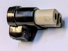 alter Winkel Heißgerätestecker Presto Bakelit 