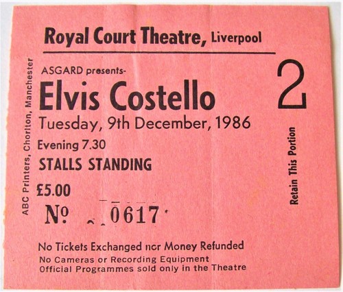 Elvis costello rare - costello, concert