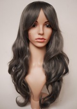 Perücke Grau Dunkelgrau