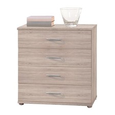 Kommode - Sonoma Eiche - 4 Schubkästen - 60 cm Sideboard Anrichte