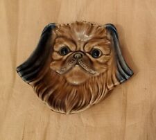 WADE POTTERY  -  SMALL PIN TRAY WITH HEAD OF PUG / PEKINESE : MINT!