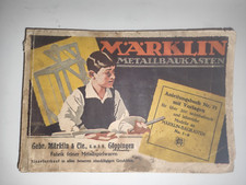 Anleitung Reklame Märklin Metallbaukasten Spielzeug Karussell Dampfmaschine 71