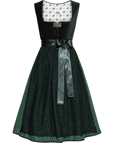 Almsach midi samtdirndl - midi-samtdirndl,