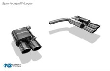 Fox Sportauspuff Audi A5 S5 quattro 2+3l (für Rieger Heckeinsatz) 2x115x85mm