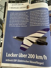 Bauplan für Elektroflugzeug Jetbrett EDF, 115  cm Spannweite