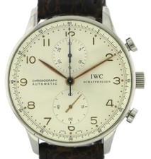 IWC Schaffhausen Portugieser, Automatic, Herren- Chronograph, Ref. IW3714, Stahl