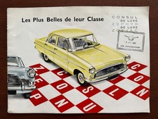 Prospekt / brochure Ford UK Consul - Zephyr - Zodiac MY 1960 selten ! rare !