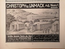 RK 1917 Zeitungsdruck nn Reklame Türkei Göppersdorf Unmack Niesky Sekt Kupferber