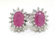 Rubin Ohrstecker Ohrringe 585