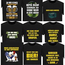 Bier Sprüche Shirt T-Shirt Fun Shirt Ironie Sarkasmus lustig witzig