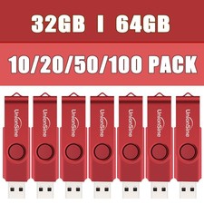 10x 50x 100 x USB Stick 32GB 64GB Speicherstick Memorystick 2.0 Flash Laufwerke