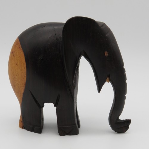 Vintage holzfigur elefant - vintage,