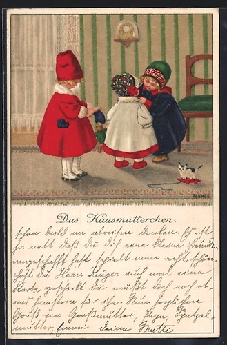 Künstler pauli ebner das - künstler-ak,