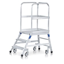 Zarges Podestleiter fahrbar