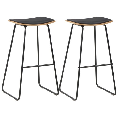 Barhocker 2er set schwarz - 2er,