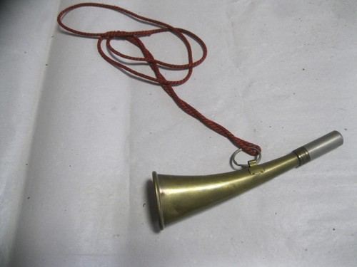 Altes signalhorn messing - signalhorn,