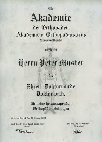 Diplom urkunde ehren doktor - diplom,