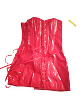 rote Lack Corsage, OVP