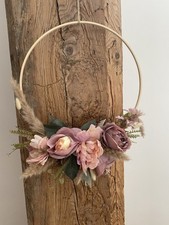 Blumen Kranz Seidenblumen Trockenblumen Boho Skandi Impressionen Hochzeit Shabby