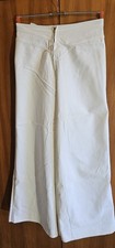 Sta Jeans Vintage Damen Jeans  Weiss - Schlaghose, Gr 40, 70er