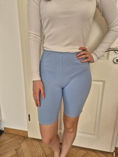 Hellblaue Damen Radlerhose
